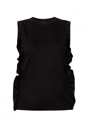Sleeveless t-shirt with a ruffle, zdjęcie 1 Sleeveless t-shirt with a ruffle od Comme des Garcons Ninomiya